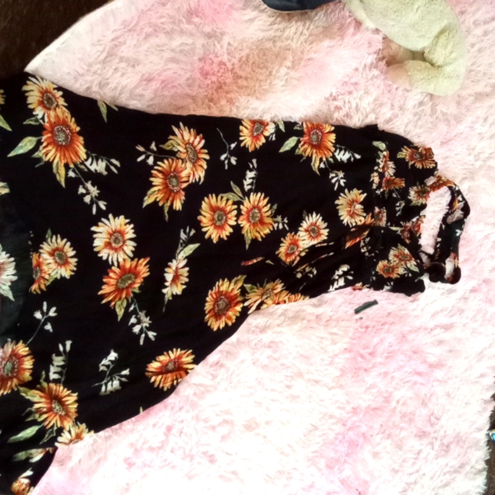 Sunflower maxi- synched top